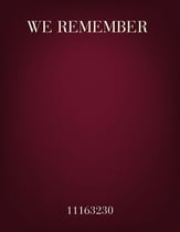 We Remember SAB choral sheet music cover